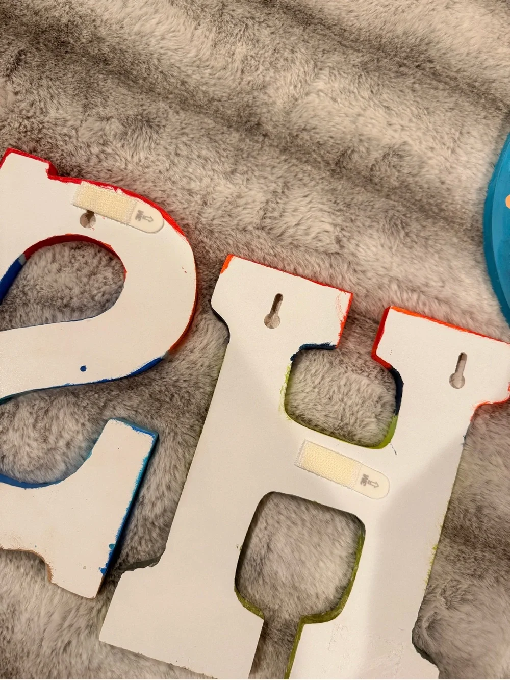 Custom SHOE Letter Wall Decor - Multi-Color Artistic Letters